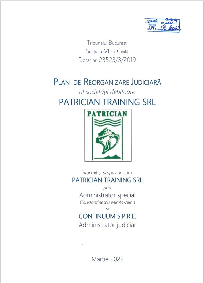 Plan de reorganizare judiciară